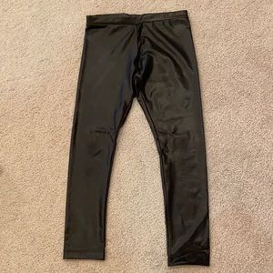Zara Girls faux leather leggings